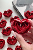 شمع مدل گل رز قلبی