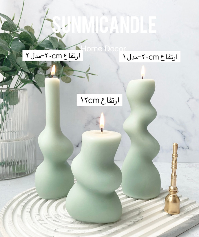 شمع مدل دفرمه