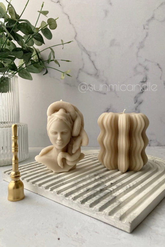 شمع مدل ماهور کرم