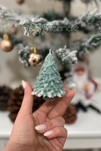 شمع مدل کاج مینیاتوری